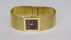Piaget: 18 Karat Gold Tigerauge-Armbanduhr, 1980er Jahre