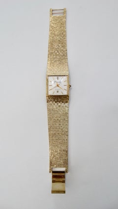 Piaget 1980s 18k Gold Wrist Watch