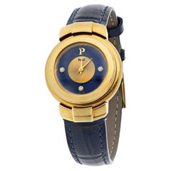 Vintage Piaget 20102 18K Yellow Gold Diamond Quartz Ladies Watch