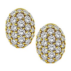 Orecchini in oro con diamanti Piaget 5.50ct