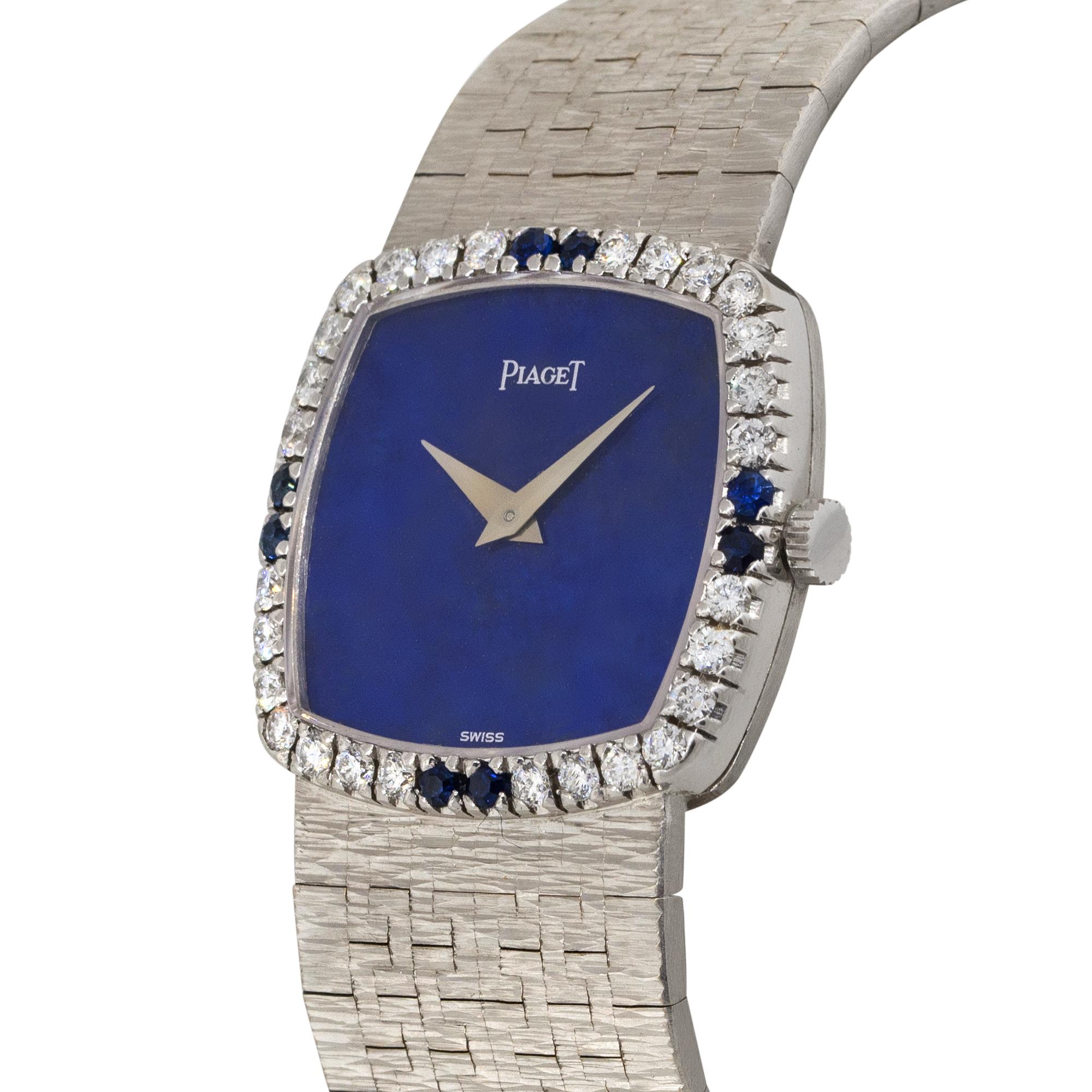 piaget blue watch