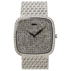 Piaget 9771P31 18k White Gold Diamond Dial Ladies Watch