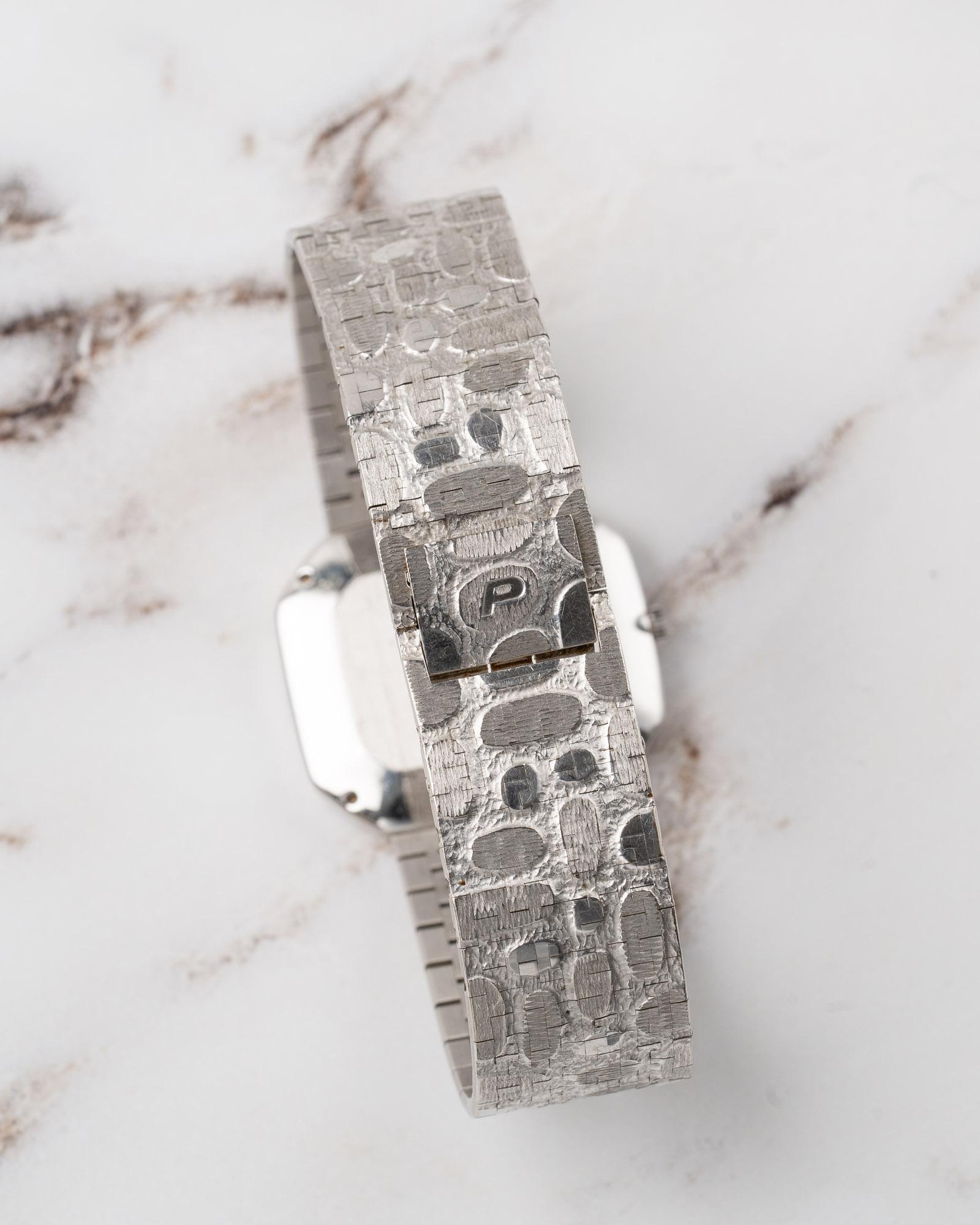 Piaget 9781A80 Mystery Onyx Dial 18k WG 1980s For Sale 1