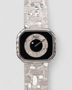Piaget 9781A80 Mystery Onyx Dial 18k WG 1980s