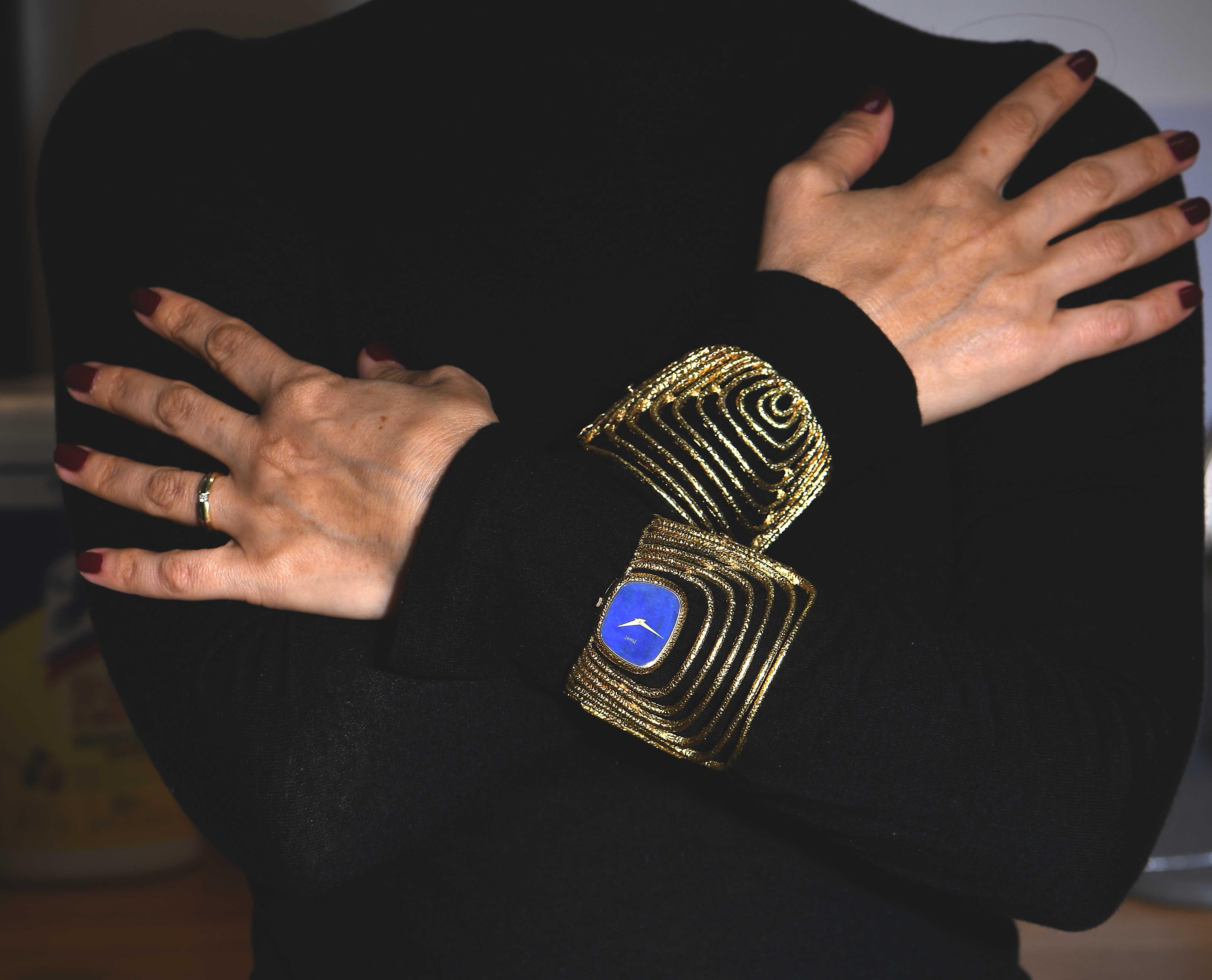 Piaget. Eine sehr seltene Armbanduhr aus 18 Karat Gold und Lapislazuli 2