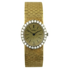 Piaget A yellow gold and diamond-set bracelet watch