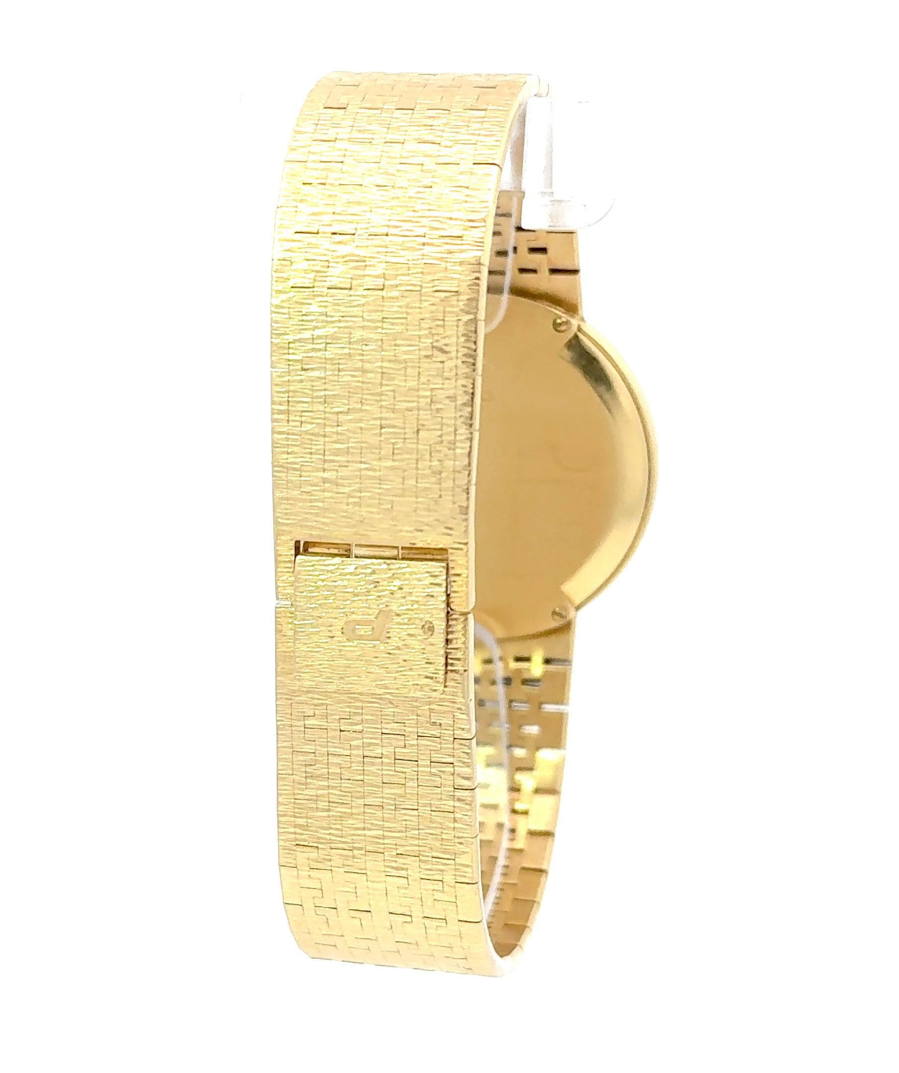 Piaget Altiplano 18k Gelbgold Florentine 34mm Automatik Dinner Uhr im Zustand „Gut“ im Angebot in Palm Beach, FL