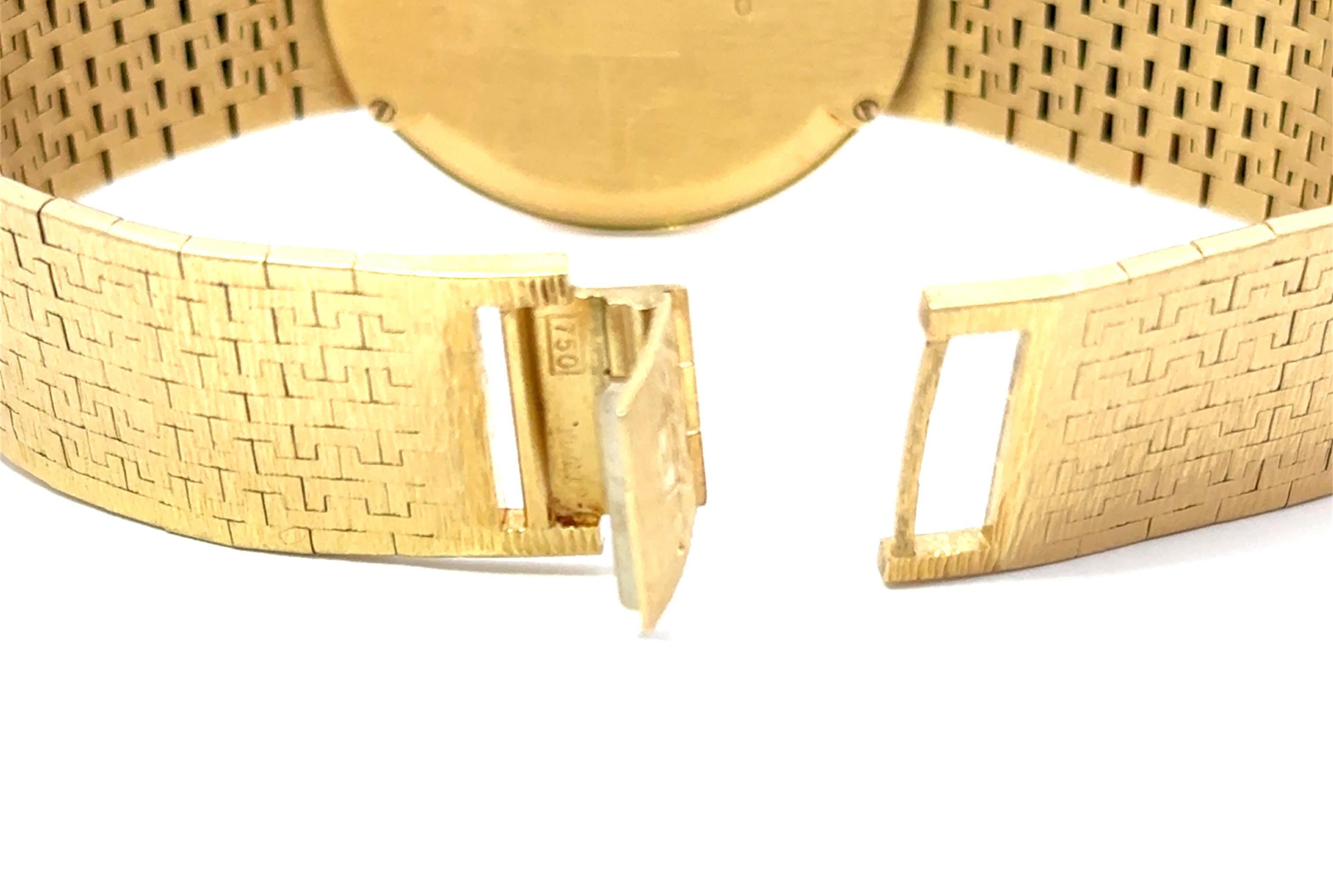 Piaget Altiplano 18k Gelbgold Florentine 34mm Automatik Dinner Uhr im Angebot 3