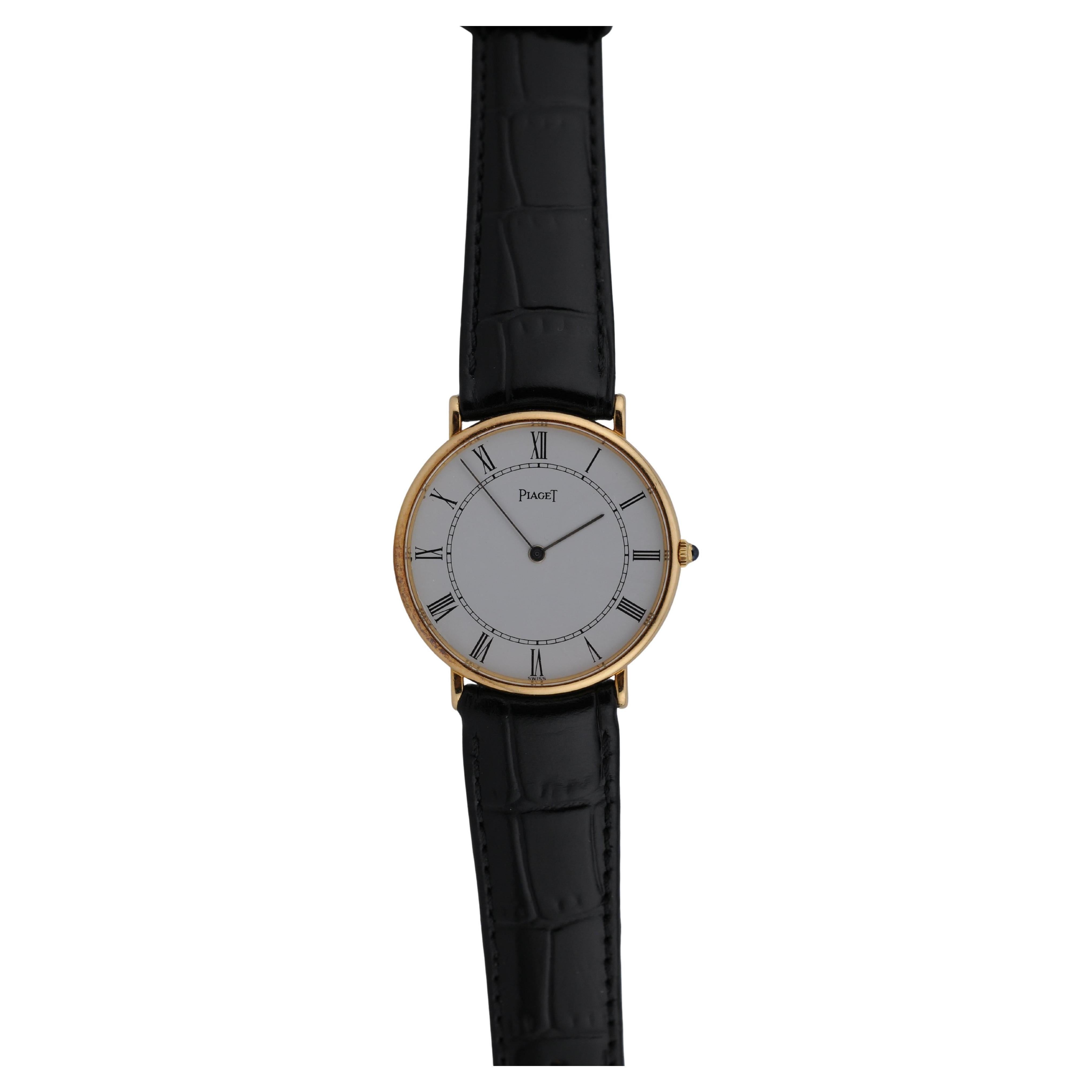 Piaget Altiplano Classic Roman - 18K Gelbgold, Handaufzug Ref. 9035