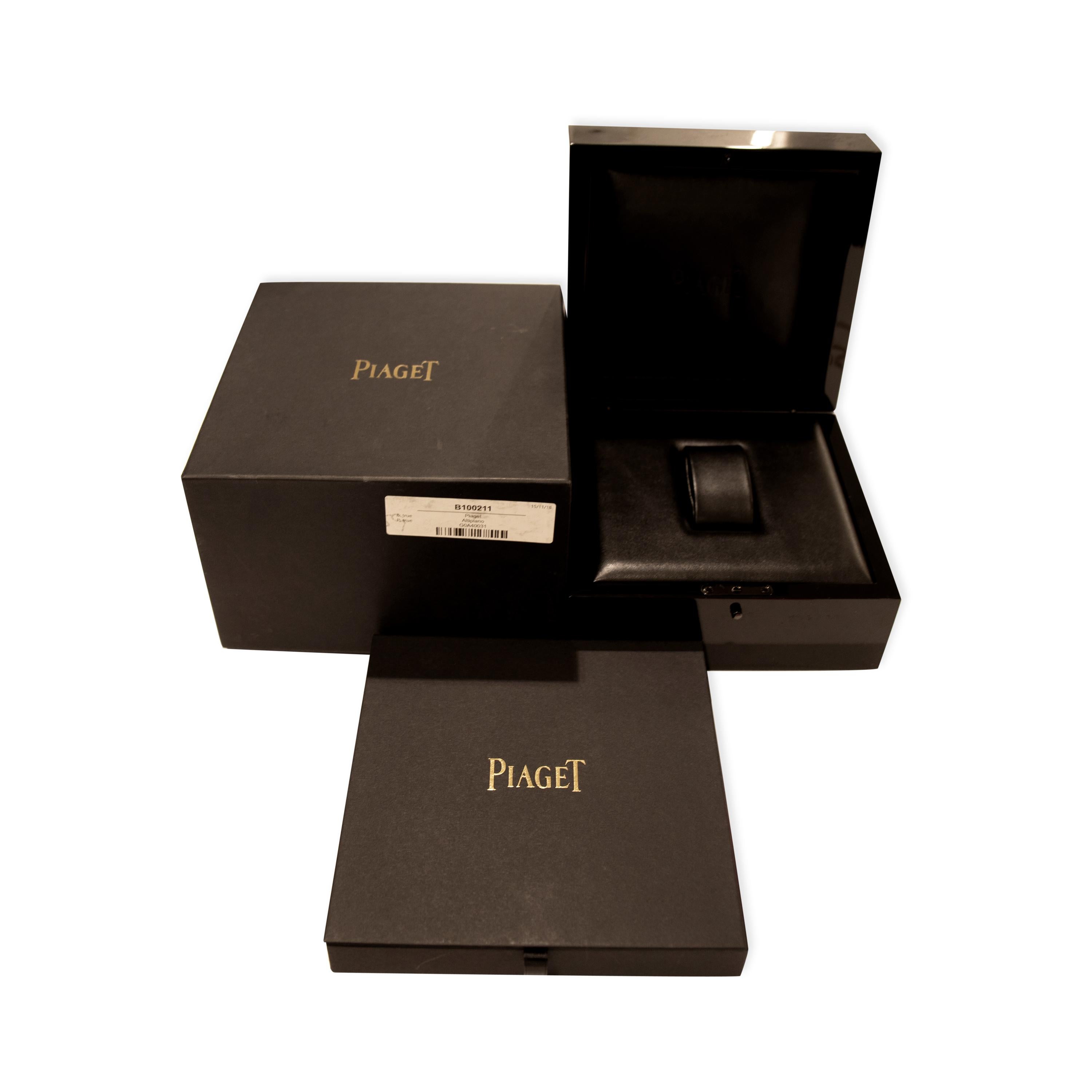 Piaget Altiplano GOA40031 Men's Watch in 18 Karat White Gold In Excellent Condition In New York, NY