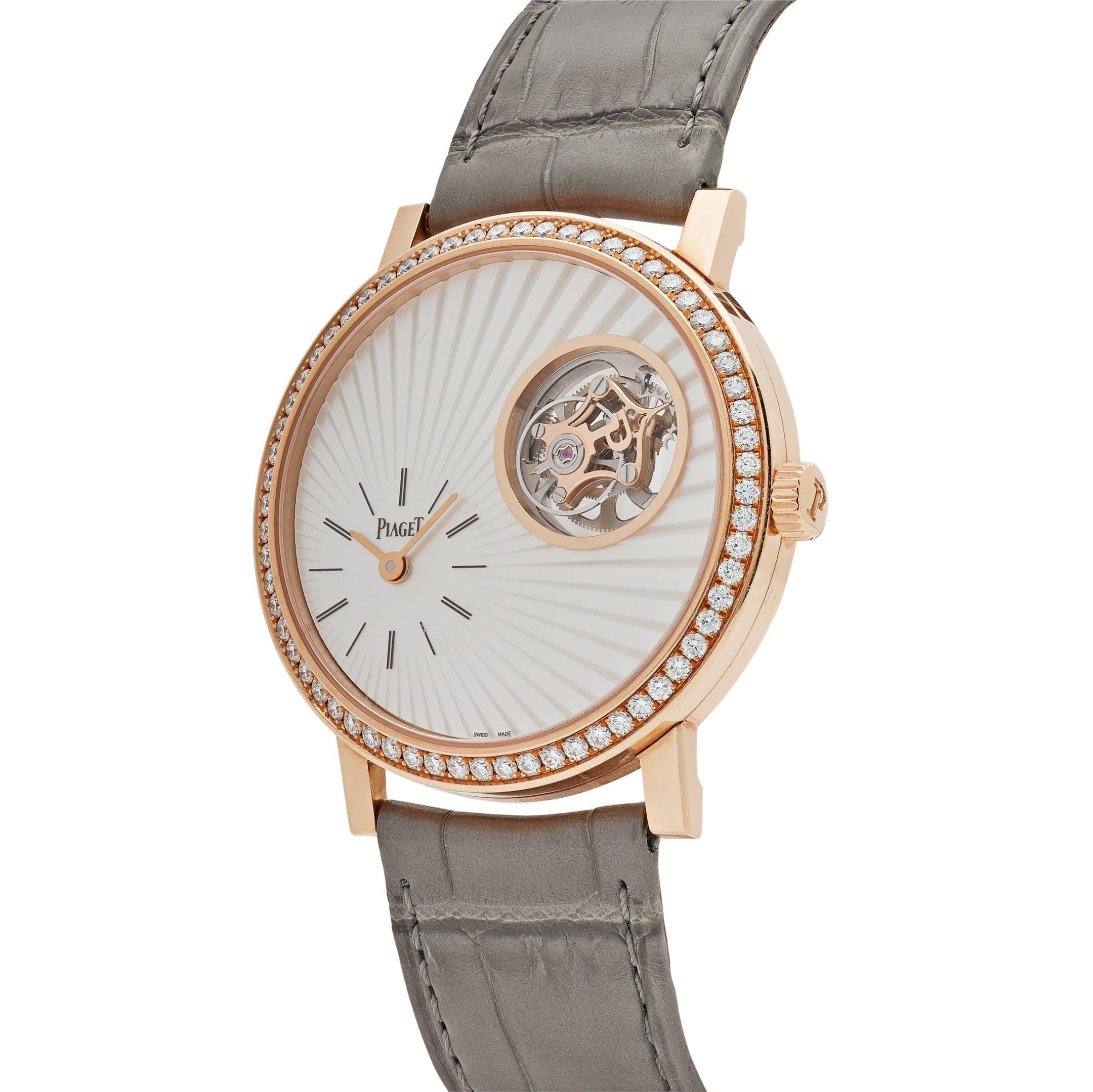 Round Cut Piaget Altiplano Tourbillon G0A45030 Limited Edition For Sale