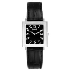 Piaget Altiplano Ultra Thin 18K White Gold Black Dial Unisex Watch 9930