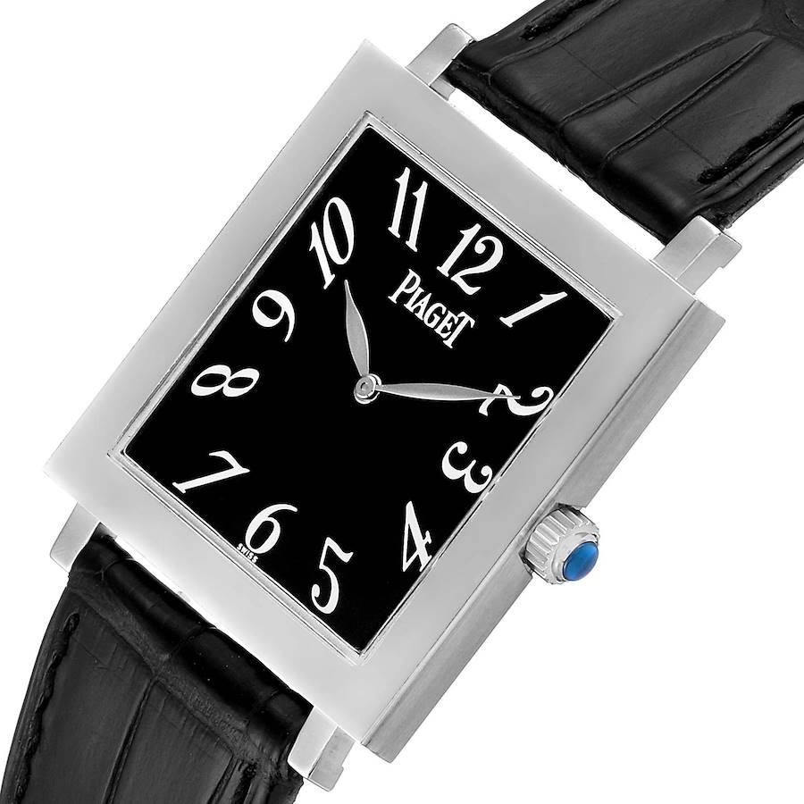 Piaget Altiplano Ultra Thin 18K White Gold Black Dial Unisex Watch 9930 2