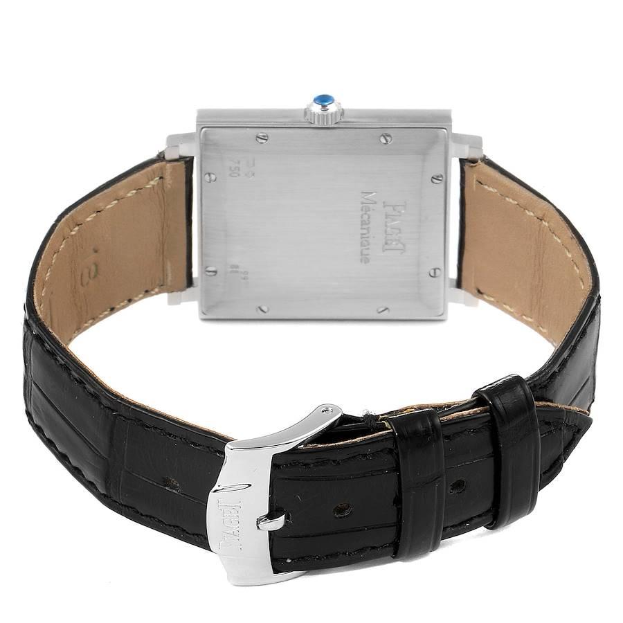 Piaget Altiplano Ultra Thin 18K White Gold Black Dial Unisex Watch 9930 4