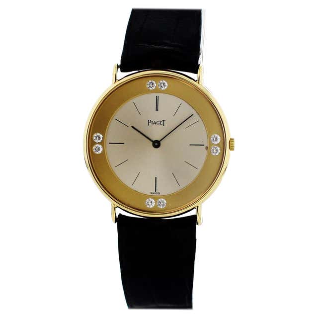 Piaget Altiplano Ultra Thin 2642 18 Karat Yellow Gold Watch For Sale at ...