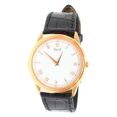 Piaget Altiplano Ultra Thin Unisex Watch with Crocodile Skin Strap
