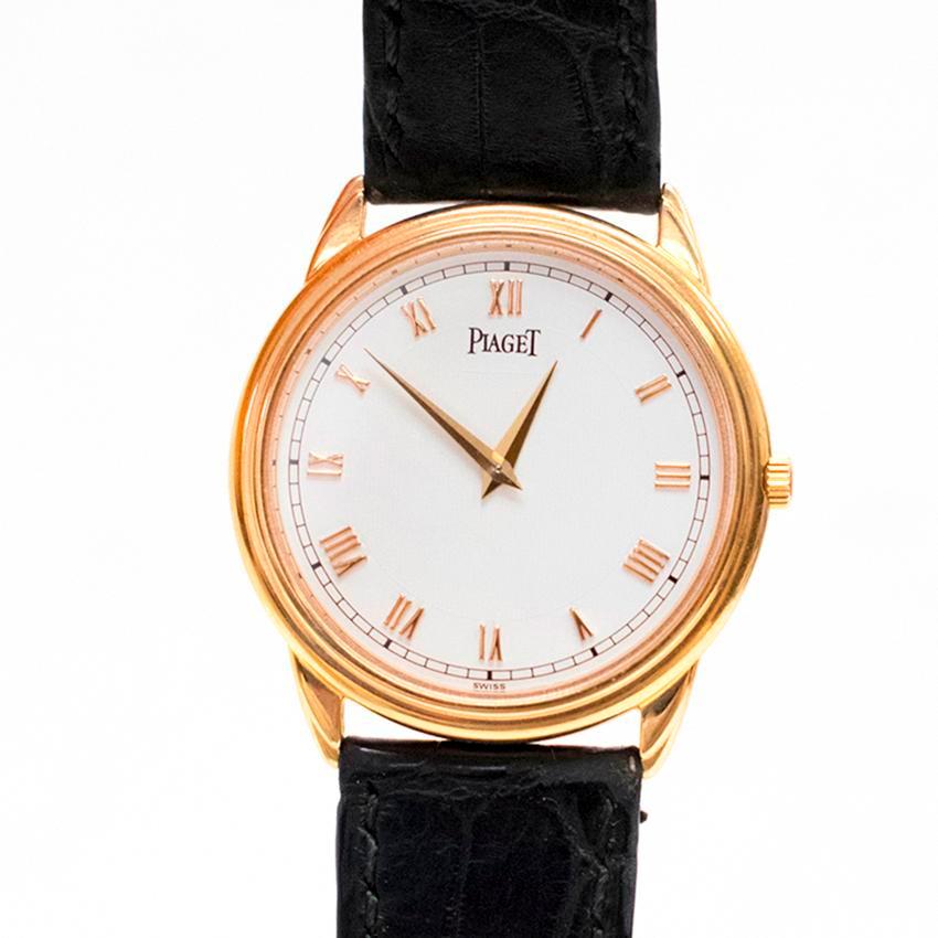 Piaget Altiplano Ultra Thin Unisex Watch with Leather Strap 7