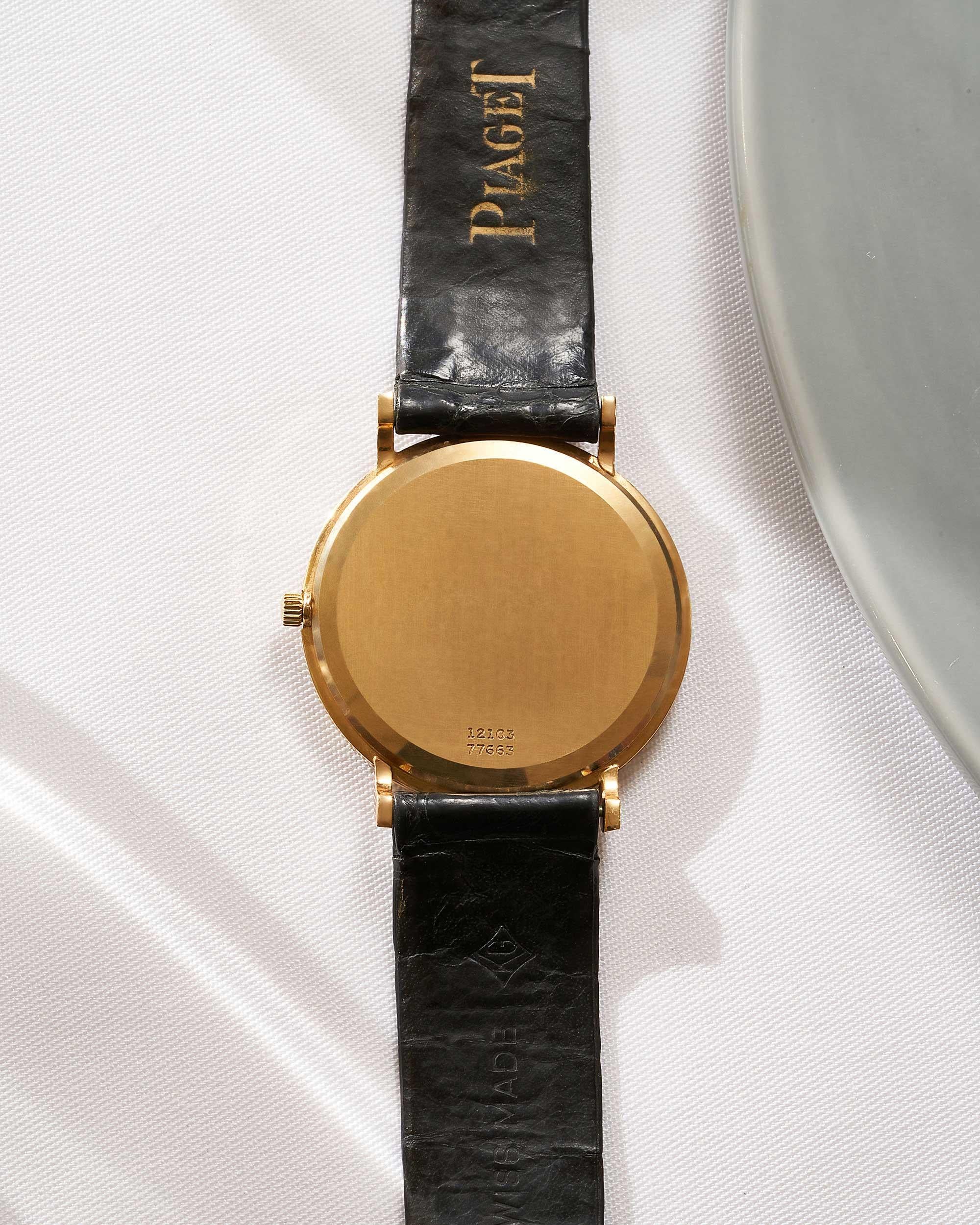 Piaget Altiplano Vintage Mens Watch Reference 12103 For Sale 1