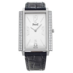 Used Piaget Black Tie P10098 in White Gold with a Silver dial 28mm Manual watch