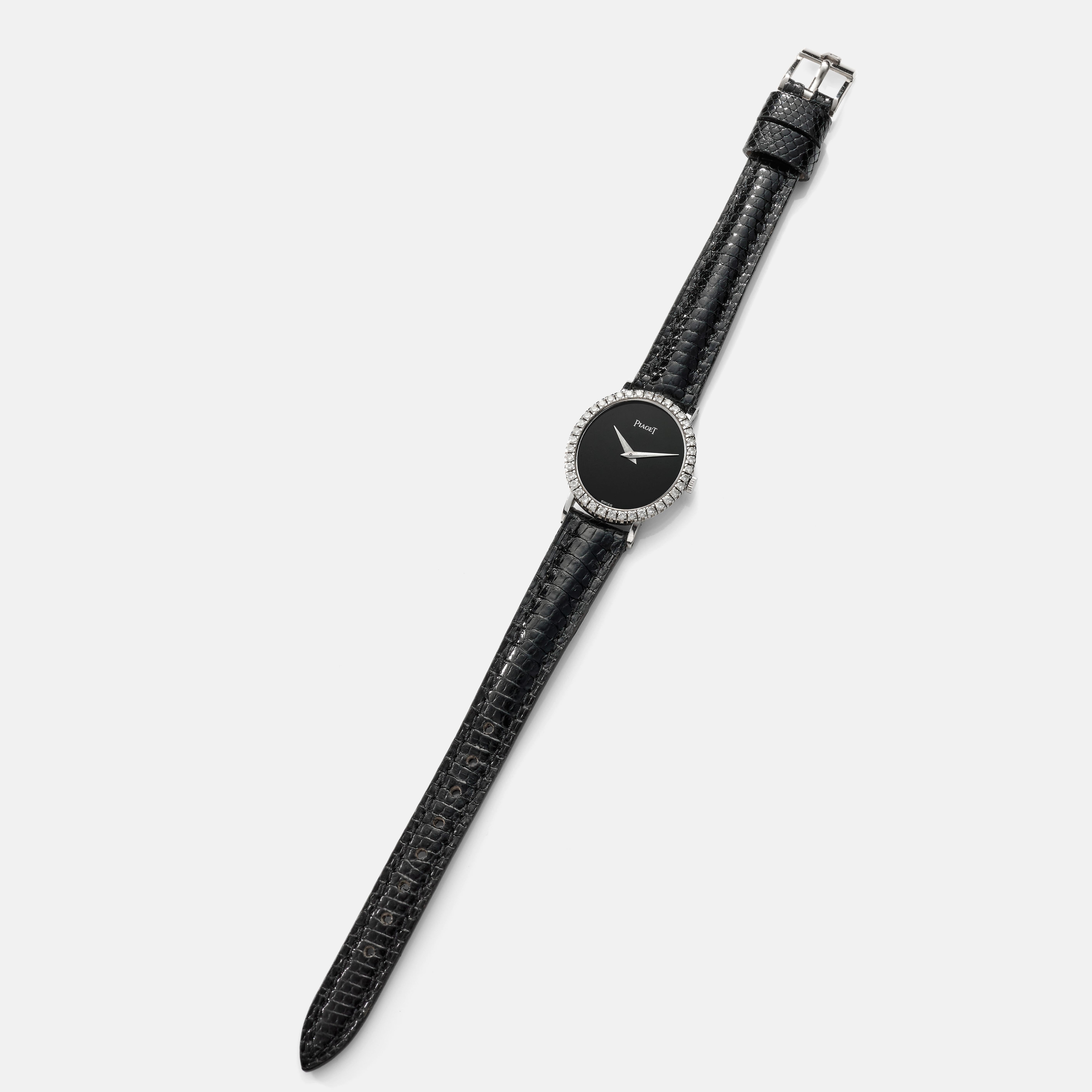 PIAGET Reloj Negro Corte brillante en venta