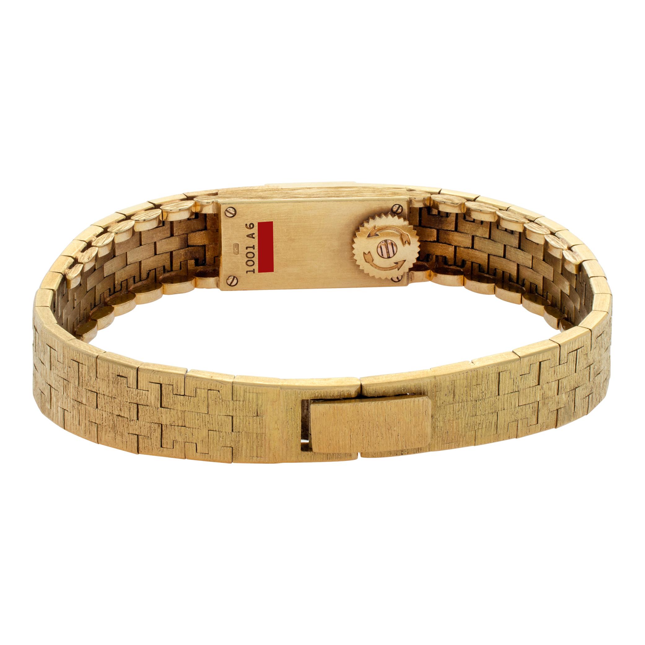 Women's Piaget Classic 18k yellow gold Manual Wristwatch Ref 1001 AG