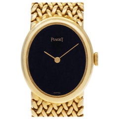 Vintage Piaget Classic 6822 K 30, Black Dial, Certified and Warranty