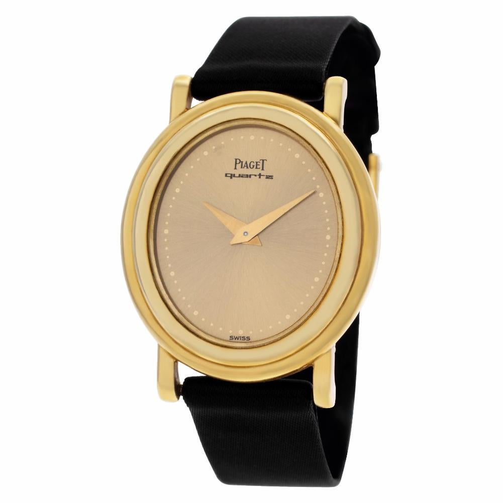 Piaget Classic 7358, Gold Dial, Certified and Warranty In Excellent Condition In Miami, FL