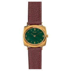 Piaget Classic 9542 Malachite Dial 18k YG 1980s