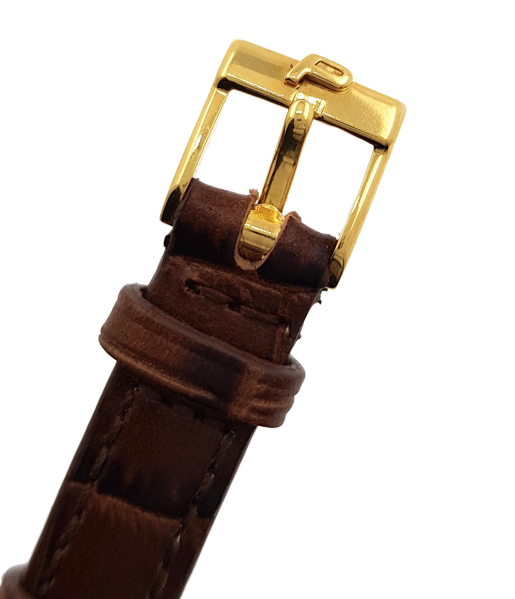 Piaget Classic Cocktail 18k 750 Factory Set Diamanten massivem Gold Uhr Ref 8148 7