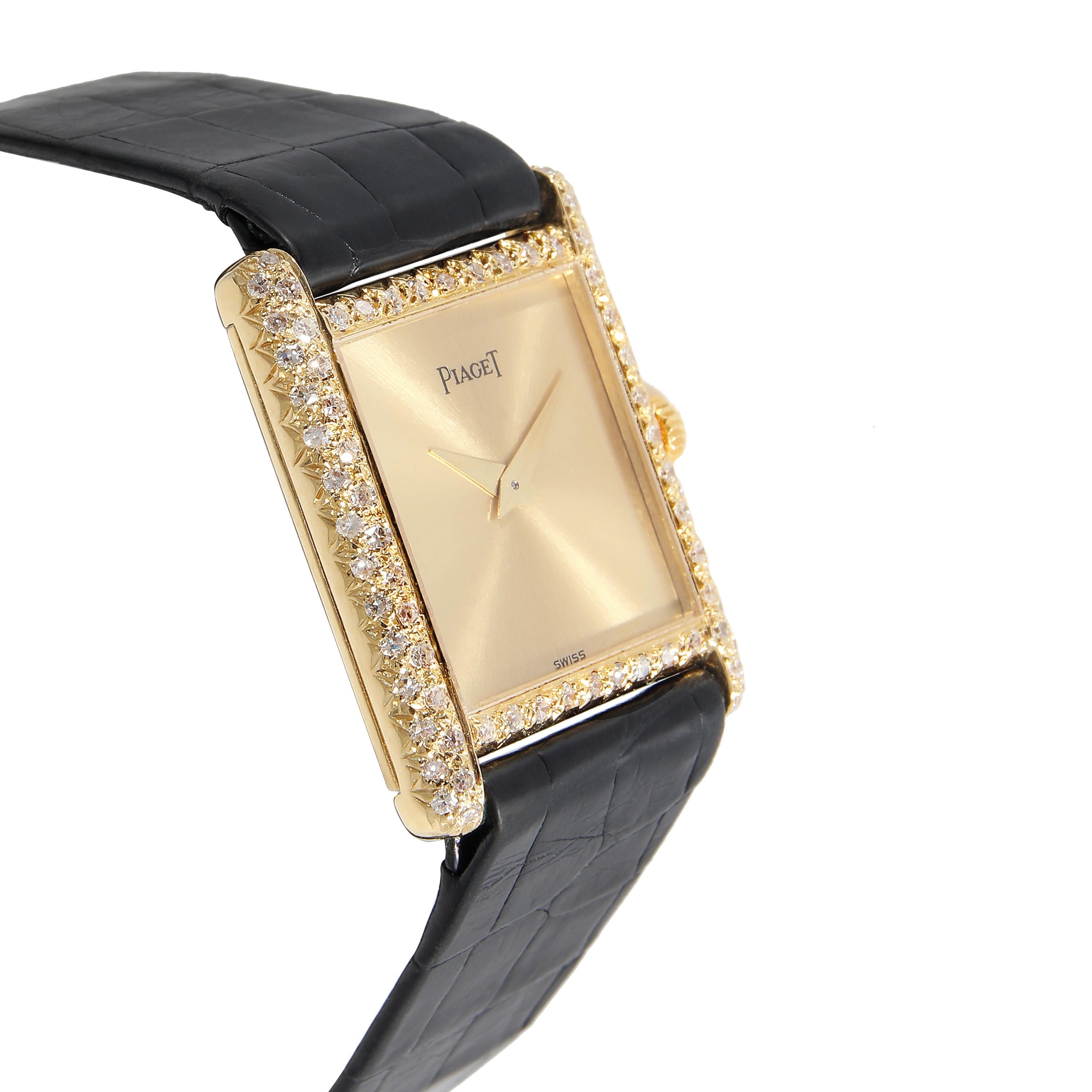 Piaget Montre Classique en or jaune 18 carats pour femme 40825 Excellent état - En vente à New York, NY