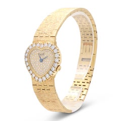 Piaget Classique Heart Yellow Gold Diamond Watch