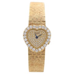 Piaget Classique Heart Yellow Gold Diamond Watch