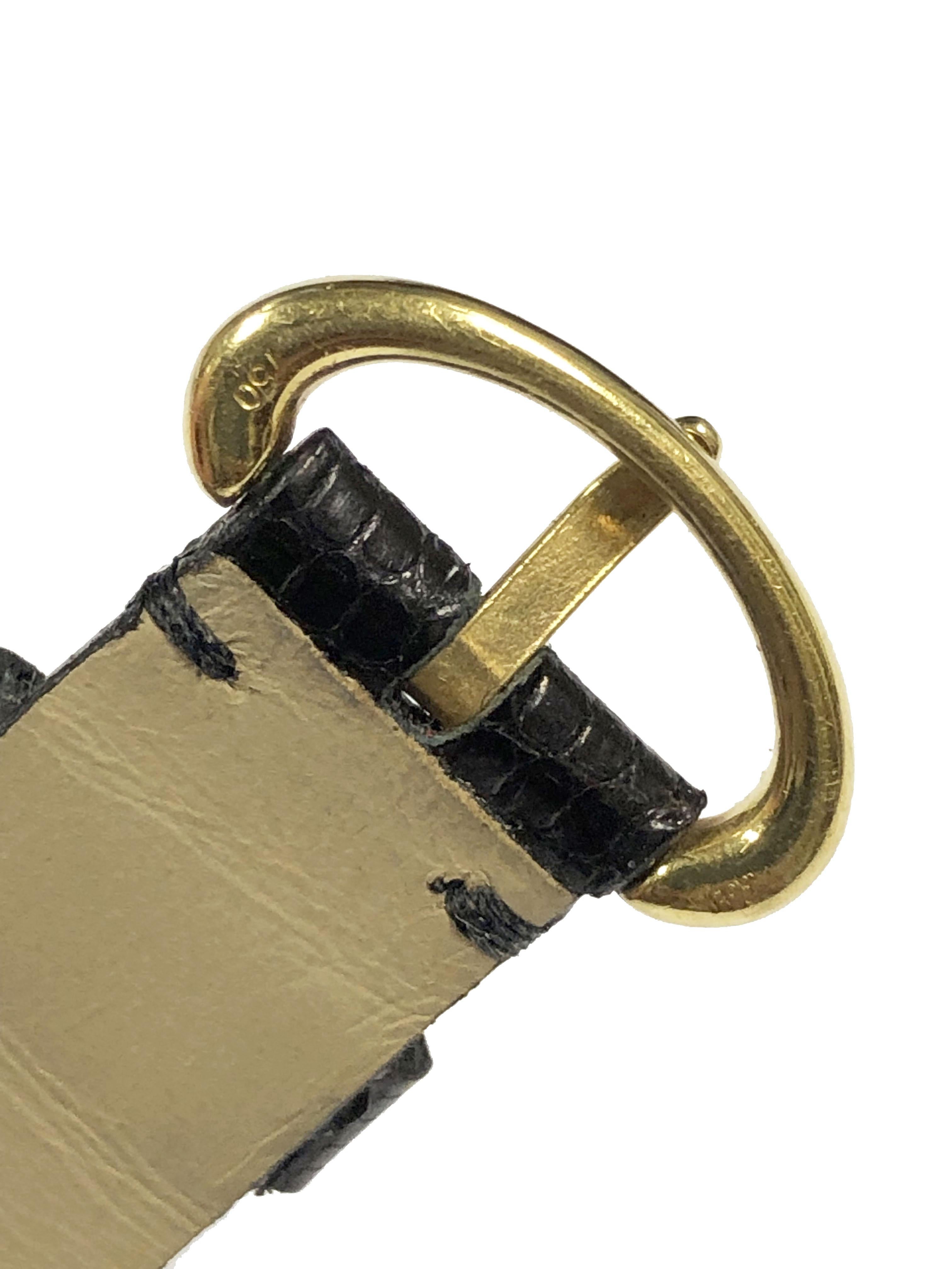 Piaget Classique Damen Gelbgold und Diamantbesatz Armbanduhr 5