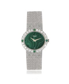 Piaget Cocktail Watch White Gold Malachite Dial Watch 984A6