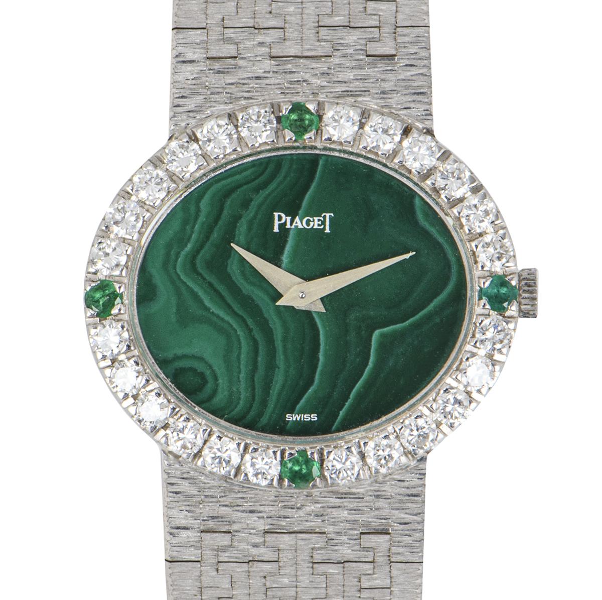 piaget malachite watch