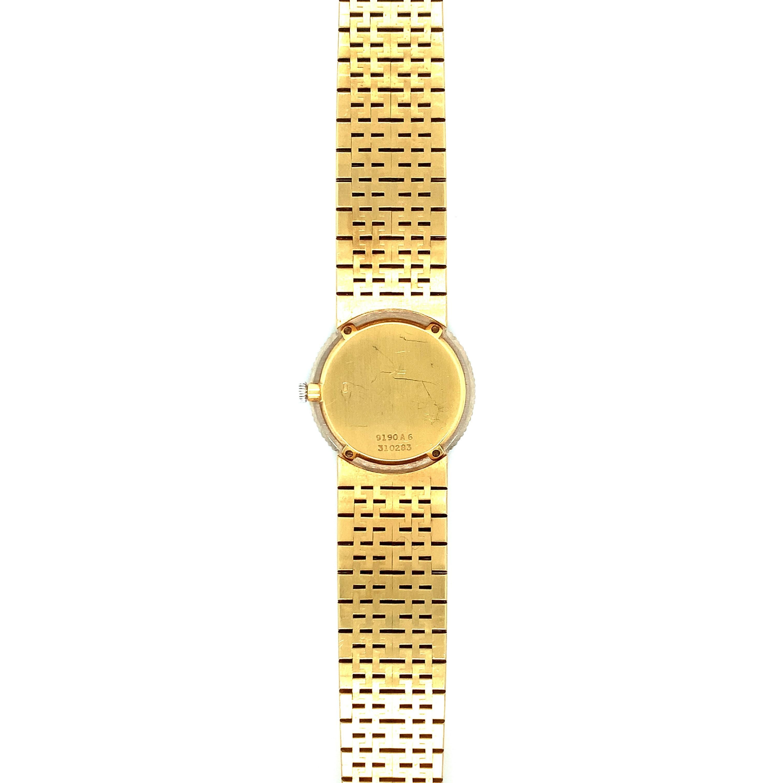 Piaget Coral Diamond Gold Watch 1
