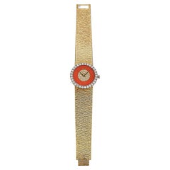 Piaget Coral & Diamond Watch