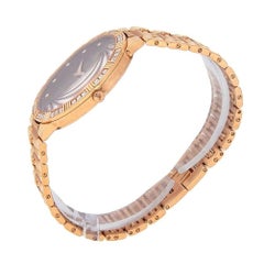 Piaget Dancer 18 Karat Rose Gold Diamond Bezel Hand Winding Men's Watch P10444