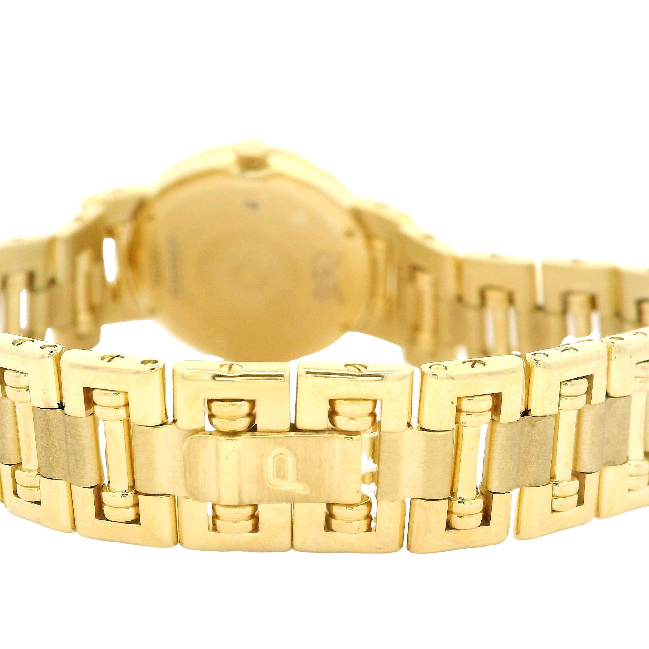 Piaget Montre danseuse en or jaune 18 carats et diamants en vente 3
