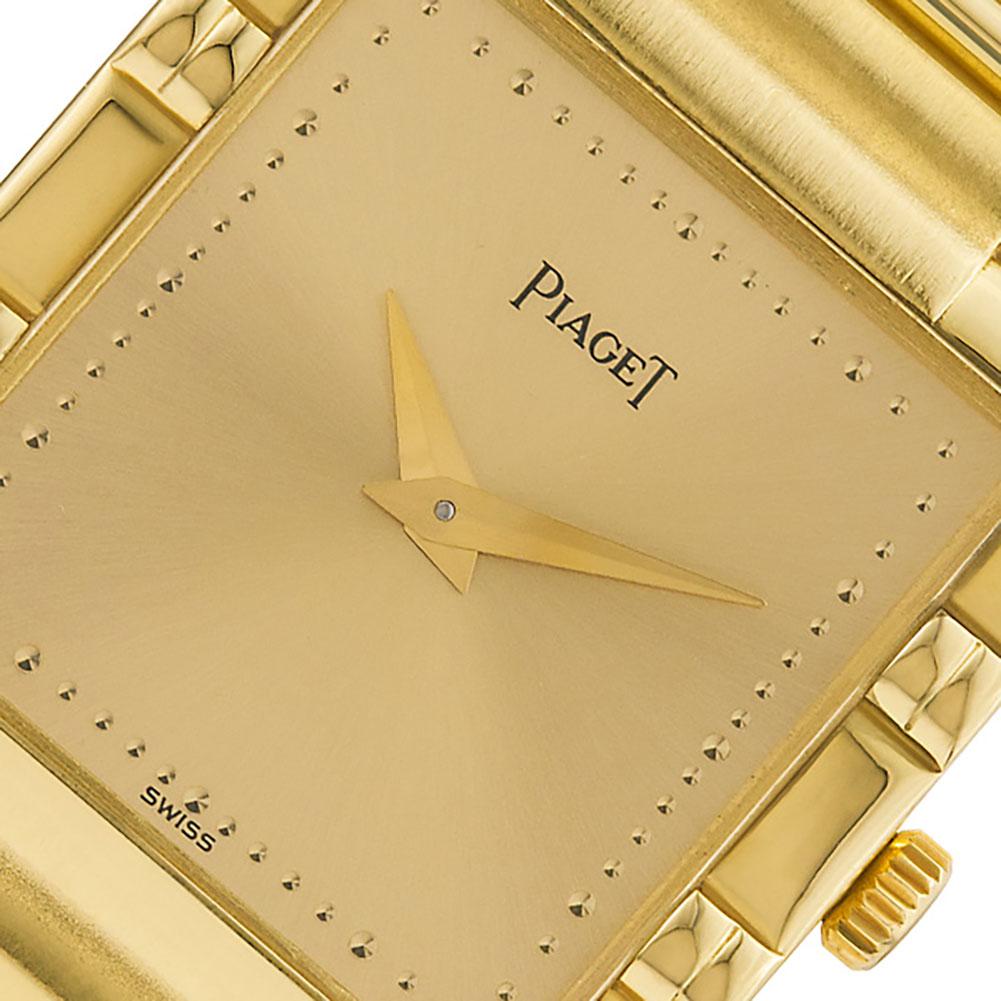 Piaget Dancer in 18k Yellow Gold Wristwatch, Ref. 80317K81 In Excellent Condition In Surfside, FL