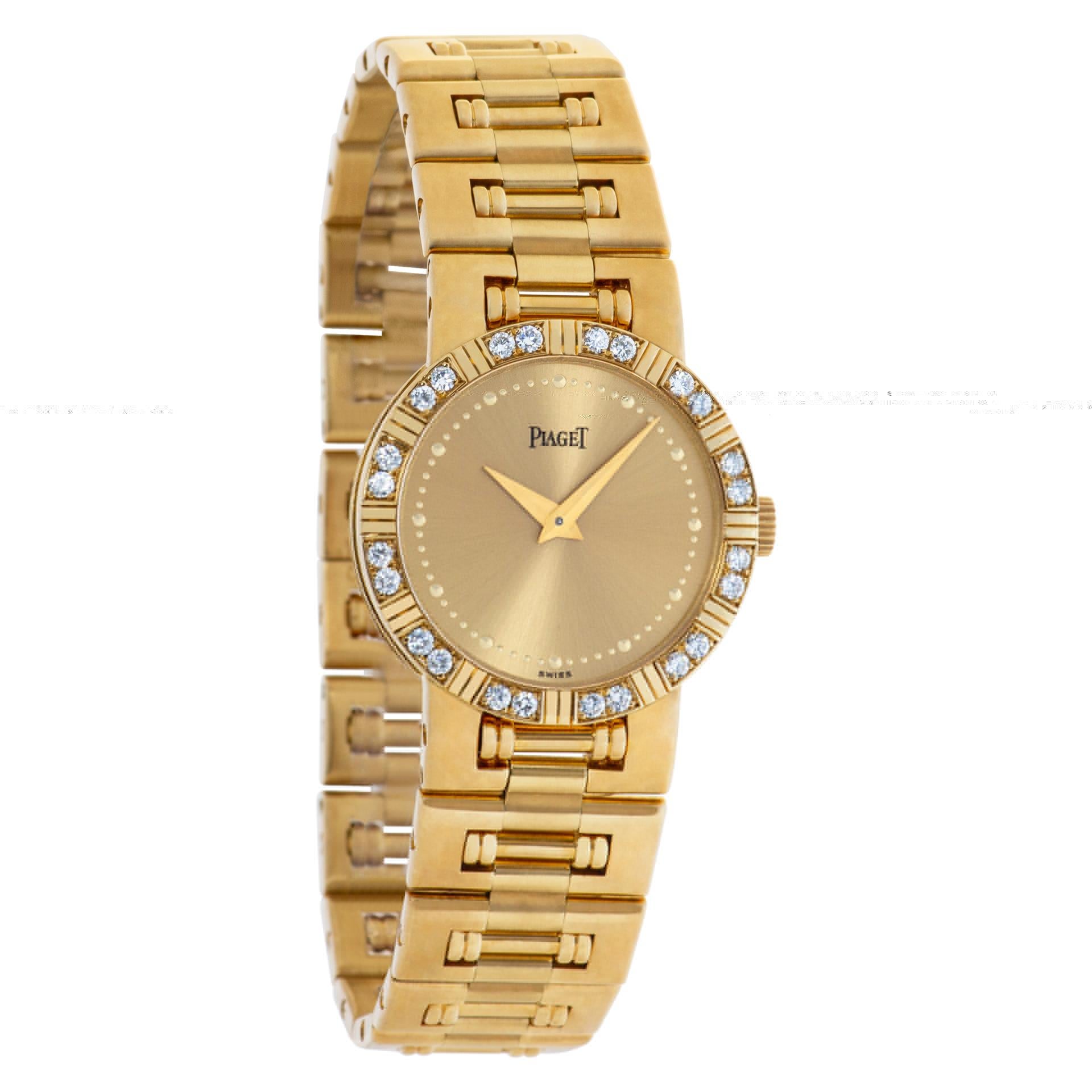 piaget dancer ladies diamond watch