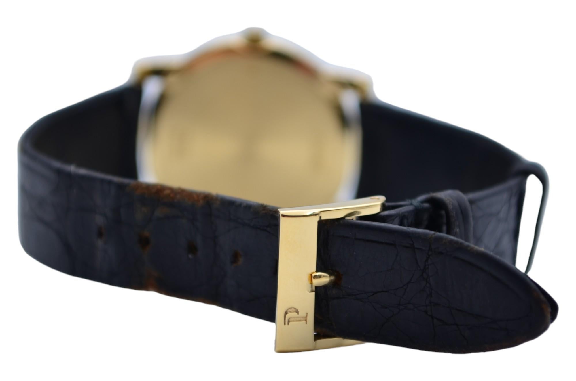 Piaget Dancer 31.5mm Yellow Gold Vintage Leather Strap Manual Winding Ref: 94023 4