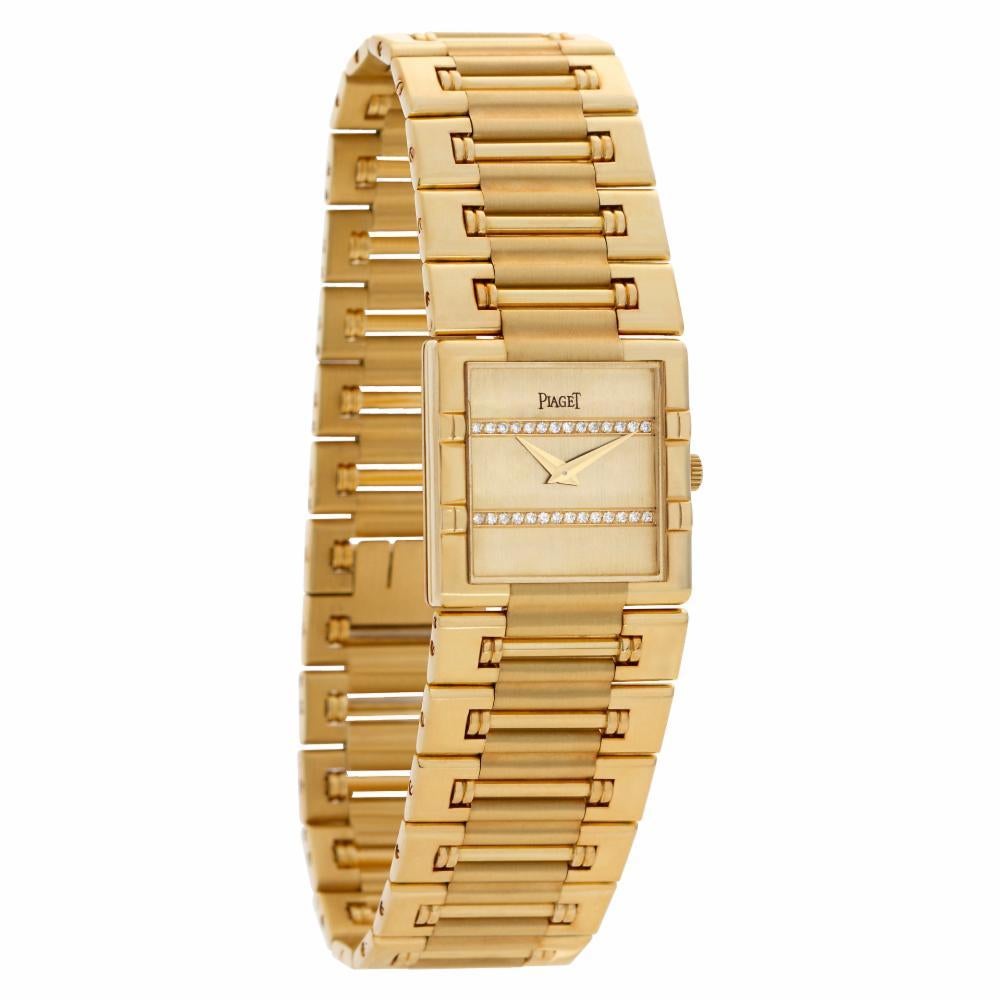 Modern Piaget Dancer 80317K81 18 Karat Gold Dial Quartz Watch