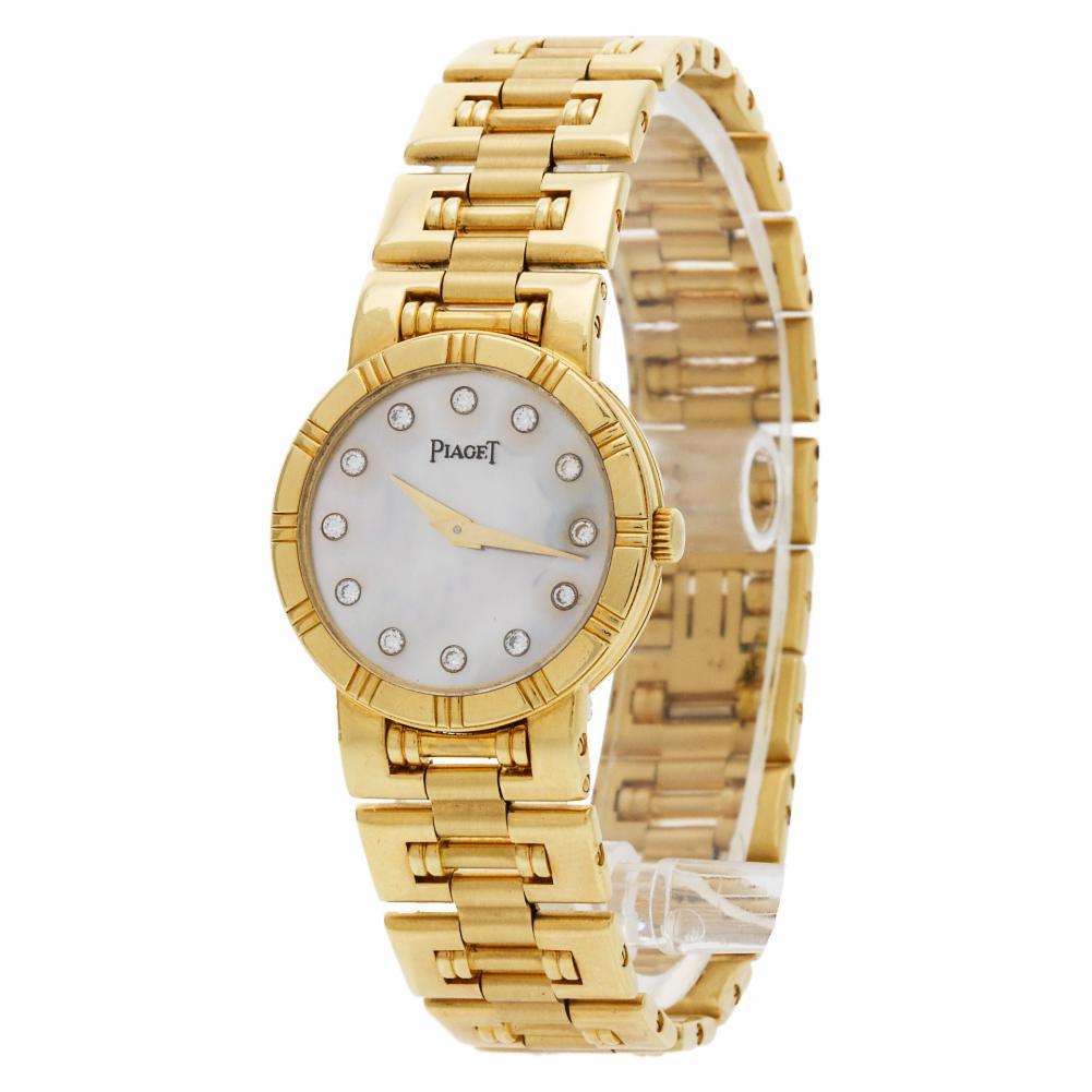 Contemporary Piaget Dancer 80563K81, White Dial, Certified and Warranty