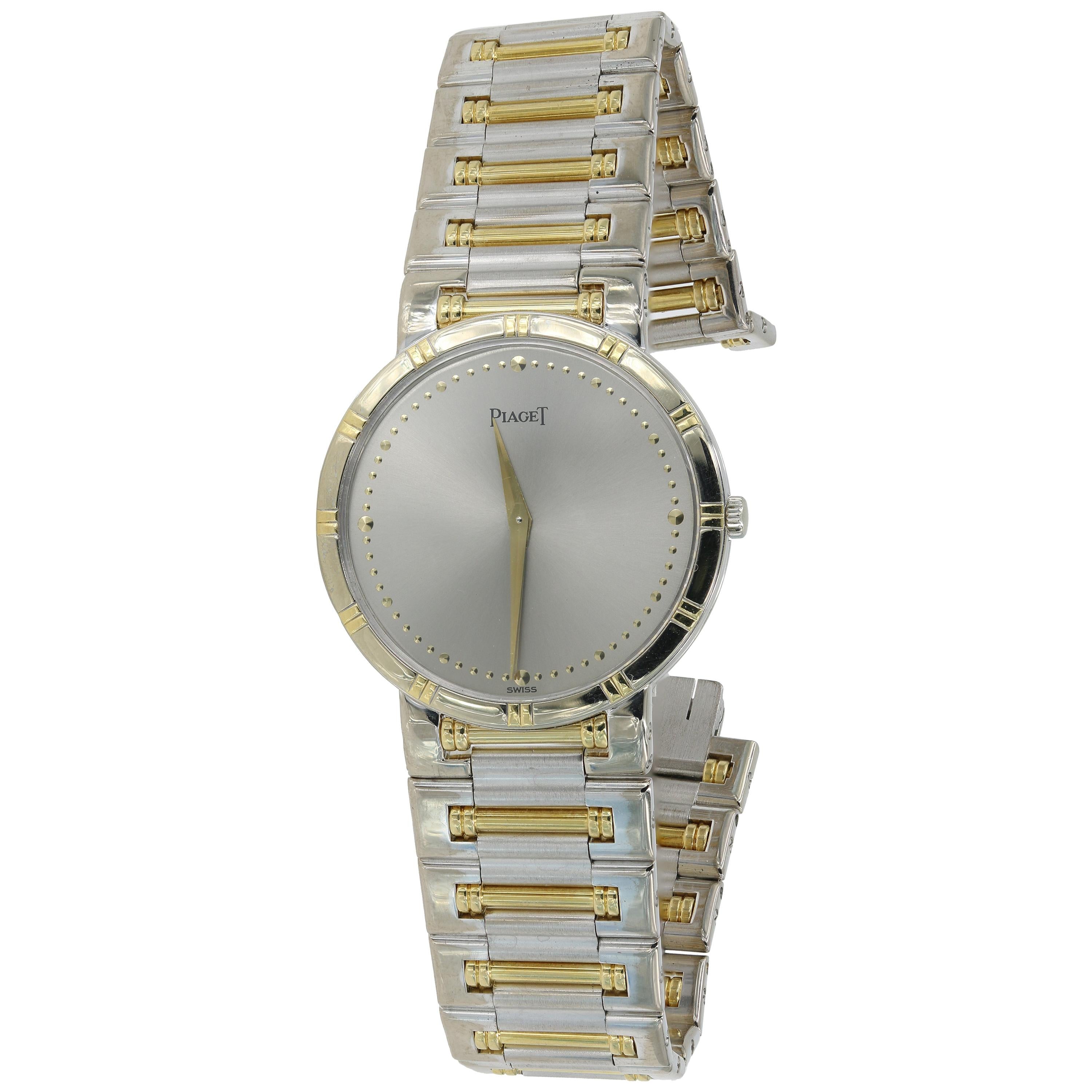Piaget "Dancer" Watch in Two-Tone 18 Karat White and Yellow Gold 'Pre-Owned'