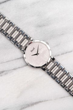 Piaget Dancer Watch Meteorite Dial in 18K White Gold, 1980s