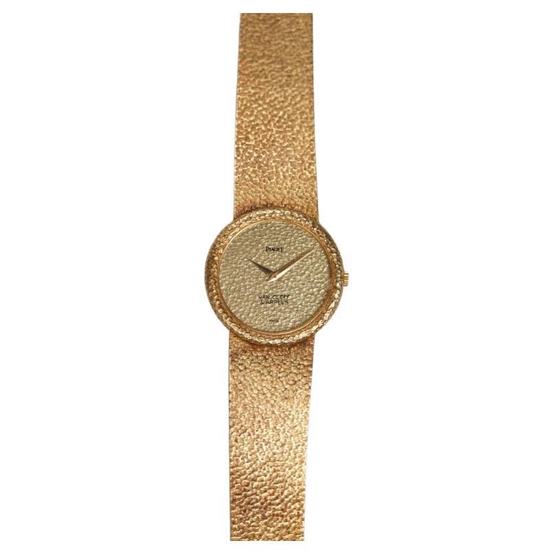Piaget Dancer Watch Meteorite Dial in 18K White Gold, 1980s