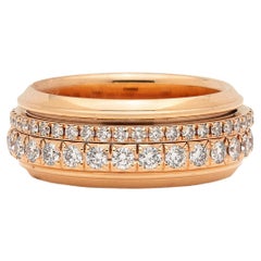 Bague éternité Possession en or rose 18 carats et diamants Piaget