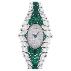 Piaget Diamond and Emerald Ladies Watch