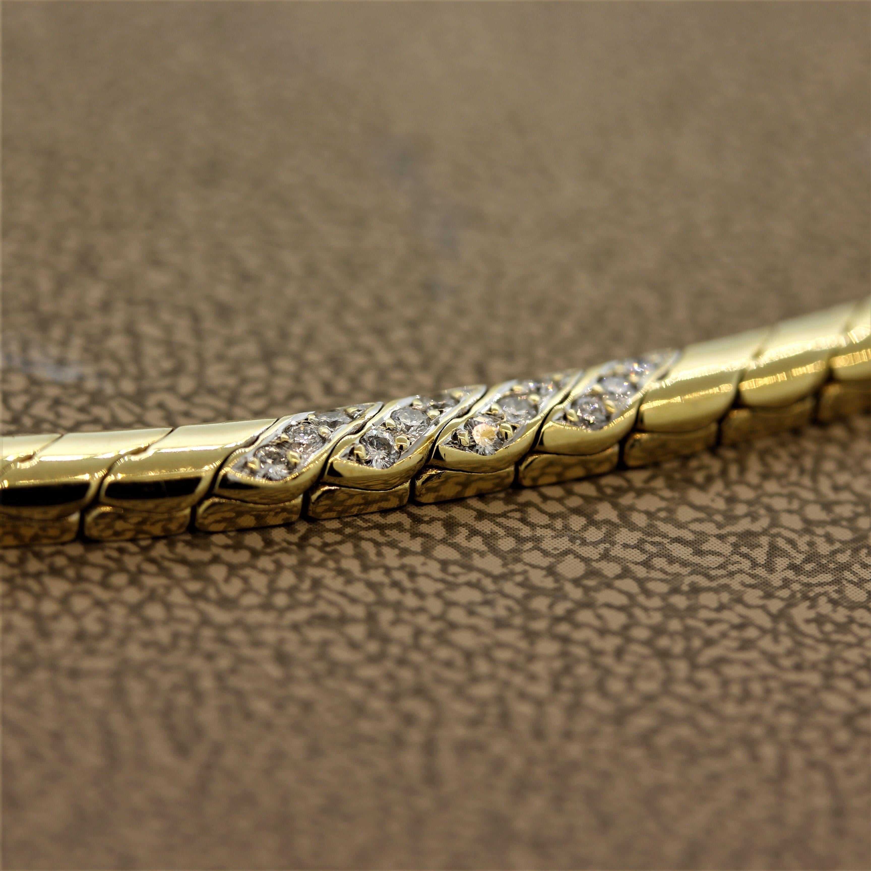 Piaget Diamond Gold Collar Necklace 3